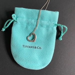 🎁 TIFFANY Elsa Peretti Open Heart Necklace